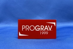 dvouvrstvý plast - červený