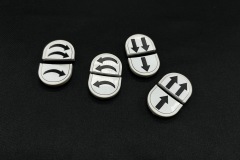 štítky z lepící fólie