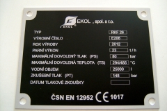 štítek pro průmysl