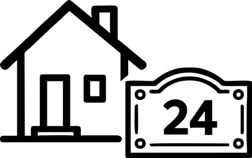 Cedule na dveře a dům